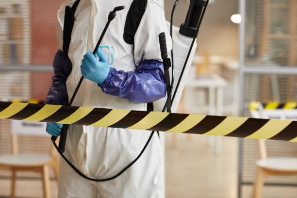 Professional Trauma Scene Cleanup technician working in New Hampton, NH